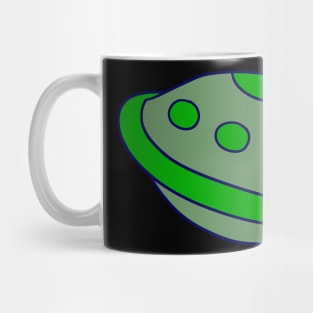 Green UFO Mug